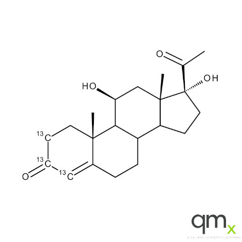 21-Deoxycortisol-[2,3,4-13C3], neat