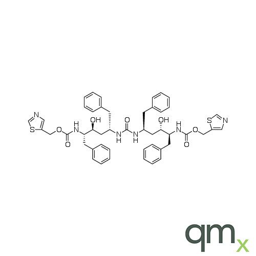 Bis(thiazol-5-yl-methyl)[carbonylbis[imino[(2S,3S,5S)-3-hydroxy-1,6-diphenylhexane-5,2-diyl]]]dicarbamate, neat