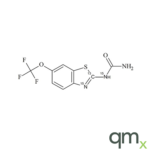 Riluzolamide-13C,15N2; N-[6-(Trifluoromethoxy)-2-benzothiazolyl]urea-13C,15N2