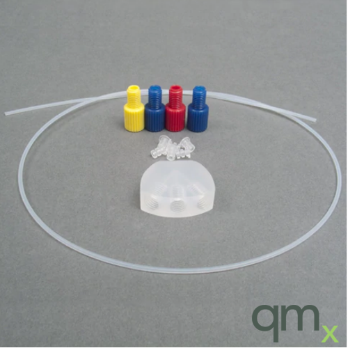 Internal standard addition mixing tee