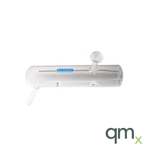 Scott Spray Chamber, Quartz, Double Pass, 12/5 Joint, 7mm Dr