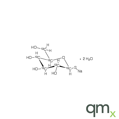 1-Thio-Ã-D-glucose-13C6 Sodium Salt Dihydrate (~90%), neat