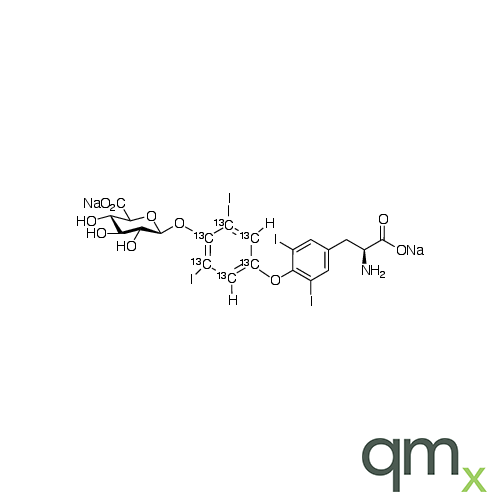 Thyroxine-13C6 4â€™-O-ÃŸ-D-Glucuronide Disodium Salt, neat
