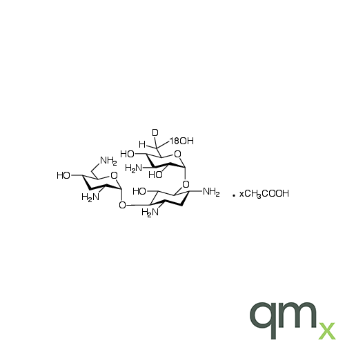 Tobramycin-D, 18O Acetic Acid Salt, neat