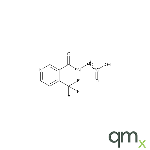 4-(Trifluoromethyl)nicotinoyl Glycine-13C2,15N, neat
