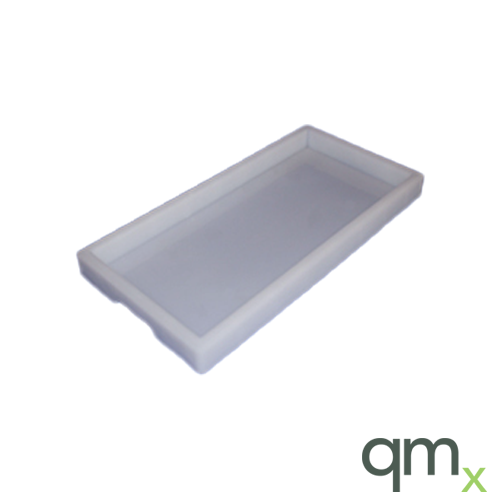 Tray, polypropylene, 10in x 20in x 1-5/8in