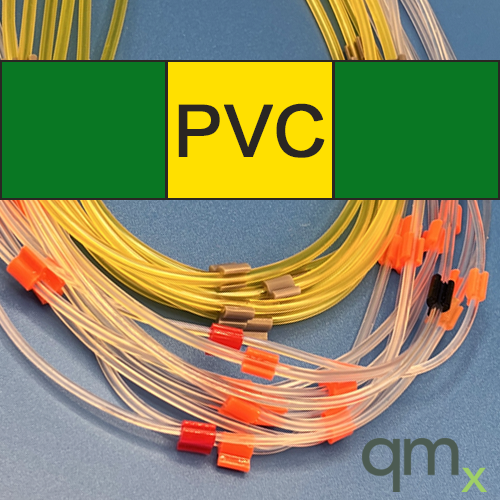 Flared Pump Tubing, PVC 3-stop Green/Yellow/Green 0.44mm ID