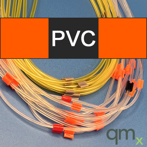 Flared Pump Tubing, PVC 3-stop Orange/Black/Orange 0.25mm ID