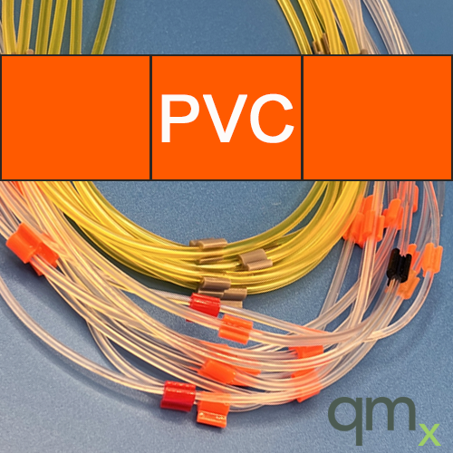 Flared Pump Tubing, PVC 3-stop Orange/Orange 0.89mm ID