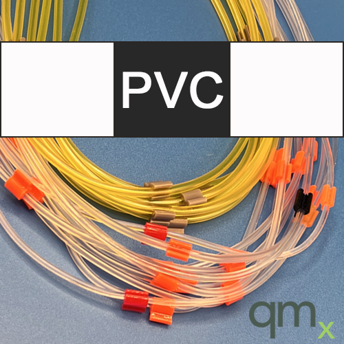 Pump Tubing, PVC 3-stop White/Black/White 0.95mm ID