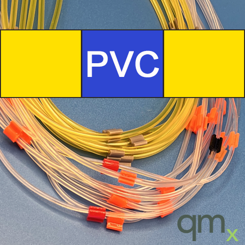 Flared Pump Tubing, PVC 3-Stop Mini Yellow/Blue 1.52mm ID