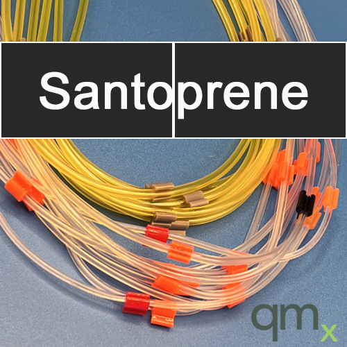 Pump Tubing, Santoprene 2-stop Black/Black 0.76mm ID