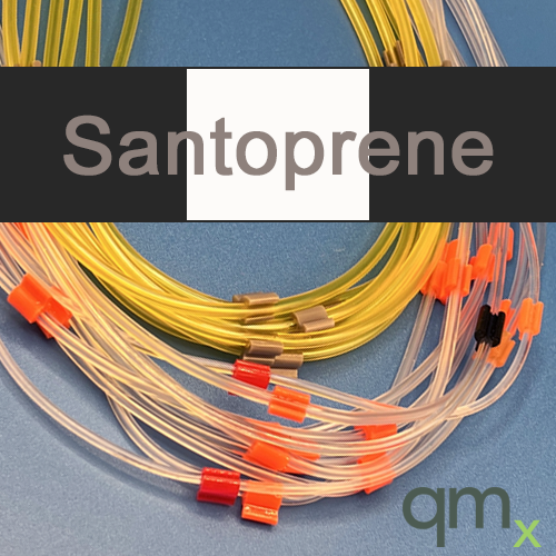 Pump Tubing, Santoprene 3-stop Mini-3 Black/White 3.18mm ID