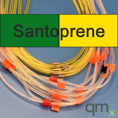 Pump Tubing, Santoprene 2-stop Micro Green/Yellow 0.44mm ID