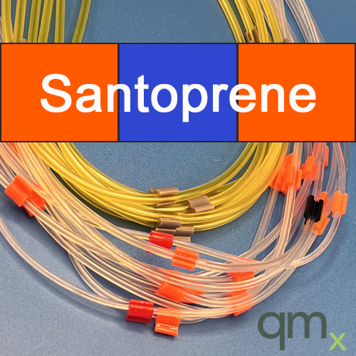 Pump Tubing, Santoprene 3-stop Orange/Blue 0.25mm ID