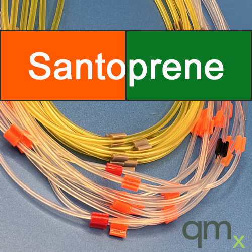 Pump Tubing, Santoprene 2-stop Orange/Green 0.38mm ID
