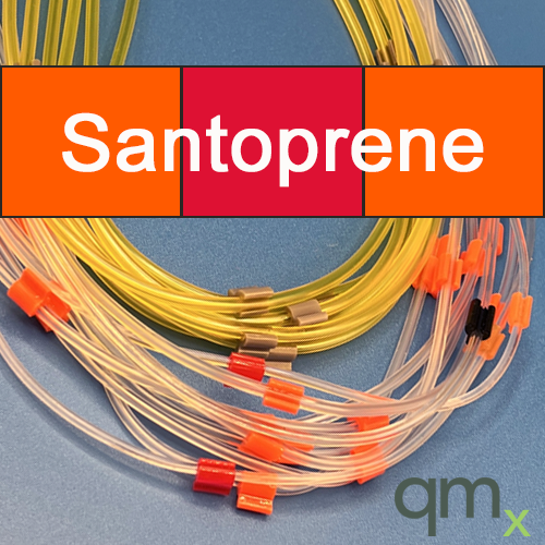 Pump Tubing, Santoprene 3-stop Orange/Red 0.19mm ID