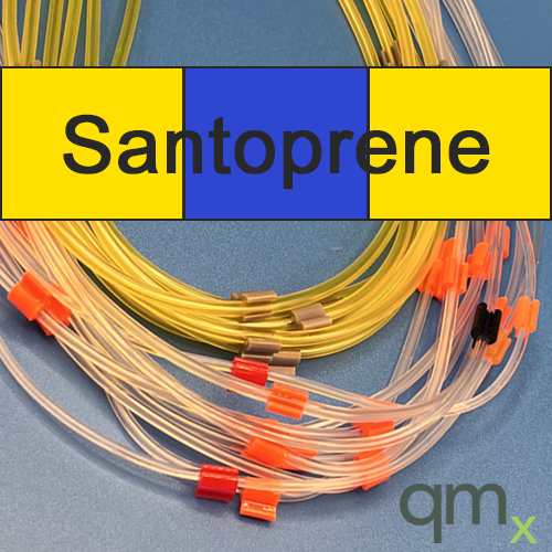 Pump Tubing, Santoprene 3-stop Yellow/Blue/Yellow 1.52mm ID