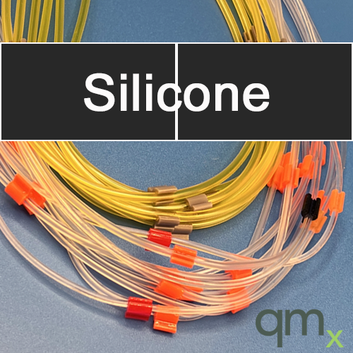 Pump Tubing, Silicone 2-stop Black/Black 0.76mm ID (pk/6)