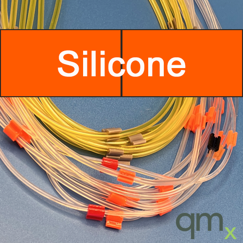 Pump Tubing, Silicone 2-stop Orange/Orange 0.89mm ID (pk/6)