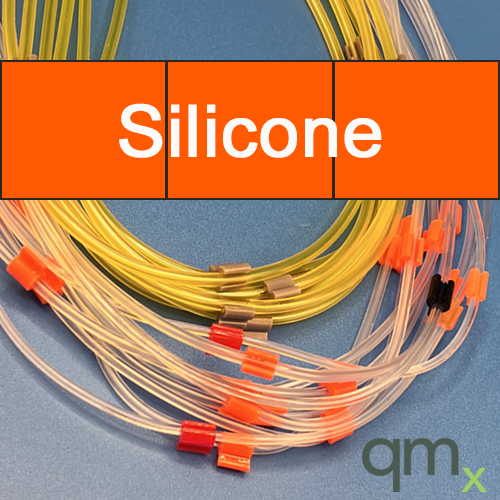 Pump Tubing, Silicone 3-stop Orange/Orange 0.89mm ID (pk/6)