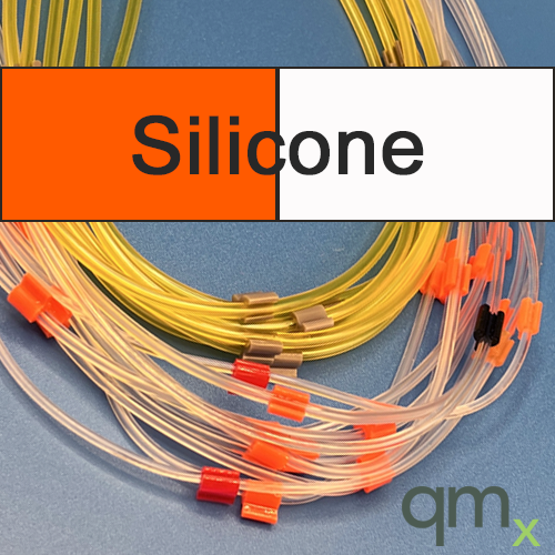 Pump Tubing, Silicone 2-stop Orange/White 0.64mm ID (pk/6)