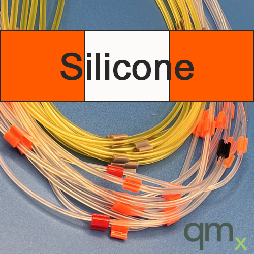 Pump Tubing, Silicone 3-stop Orange/White 0.64mm ID (pk/6)