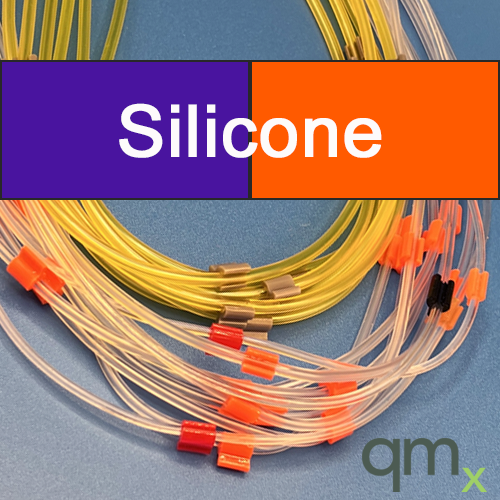 Pump Tubing, Silicone 2-stop Purple/Orange 2.54mm ID (pk/6)