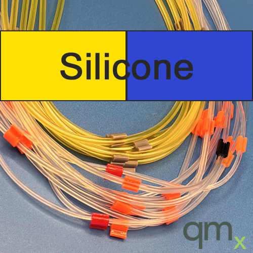Pump Tubing, Silicone 2-stop Yellow/Blue 1.52mm ID (pk/6)