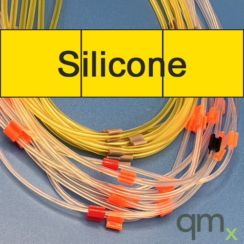 Pump Tubing, Silicone 3-stop Yellow/Yellow 1.42mm ID (pk/6)