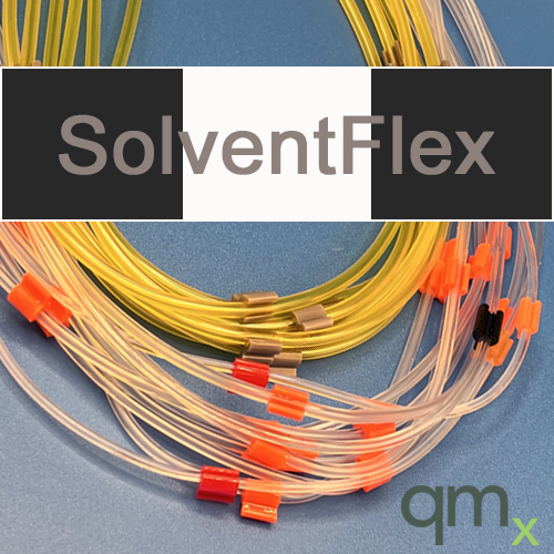 Pump Tubing, SolventFlex 3-stop Black/White 3.18mm ID