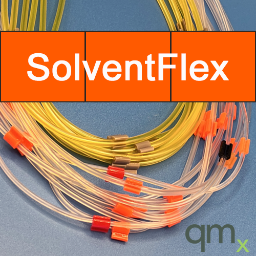 Flared Pump Tubing, SolventFlex 3-stop Mini Orange/Orange 0.