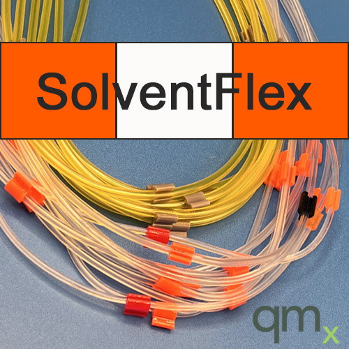 Flared Pump Tubing, SolventFlex 3-stop Orange/White 0.64mm I