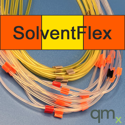 Flared Pump Tubing, SolventFlex 3-stop Mini Orange/Yellow 0.
