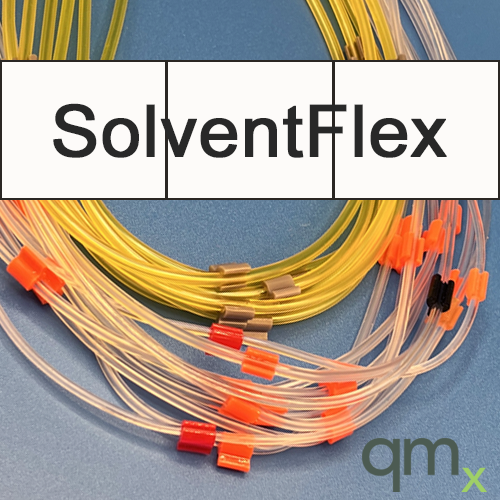 Flared Pump Tubing, SolventFlex 3-stop Mini White/White 1.02