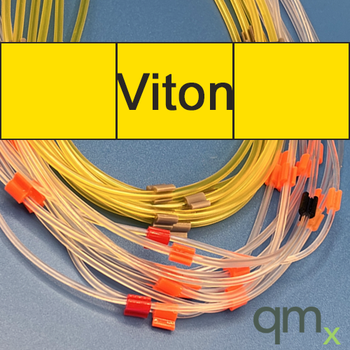 Pump Tubing, Viton 3-stop Yellow/Yellow 1.42mm ID (72mm) (pk