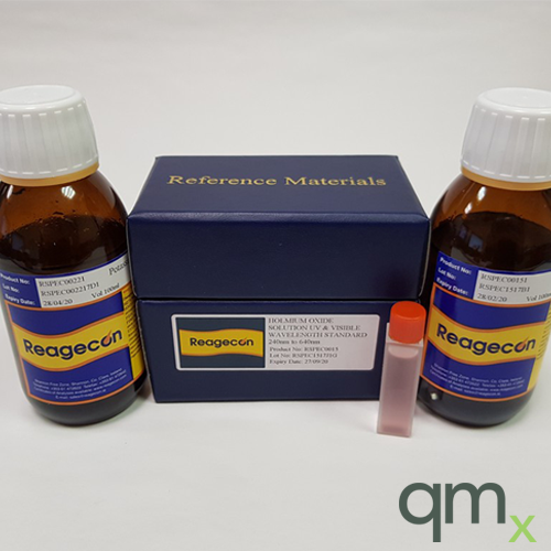 Spectrophotometry Bandwidth Standard â Blank - Ratio of 268.7nm peak to 266.8nm trough